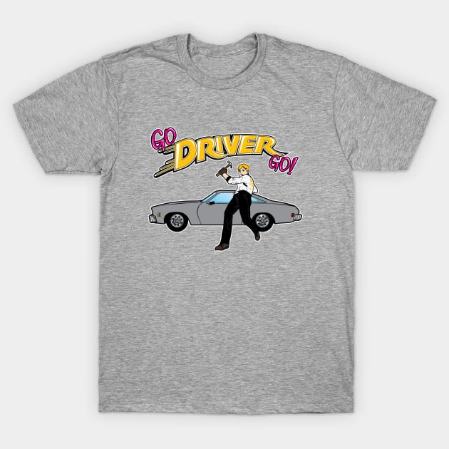 Go Driver Go! T-Shirt by huckblade